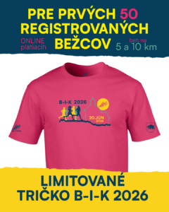 limitované tričko B-I-K 2026